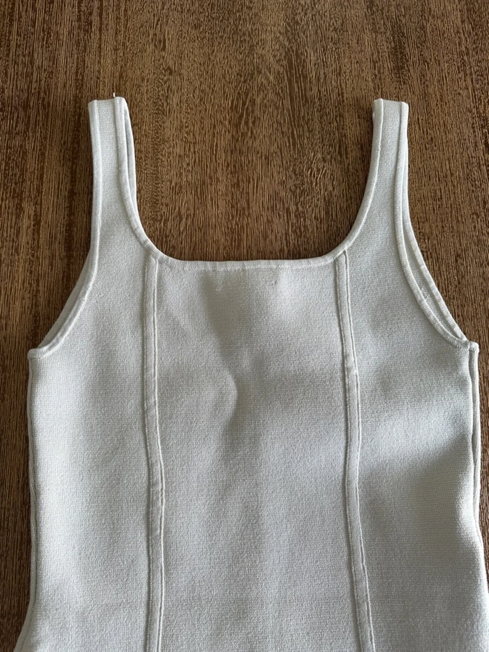 EUC Babaton cream tank bodycon dress size small - Picture 7 of 8